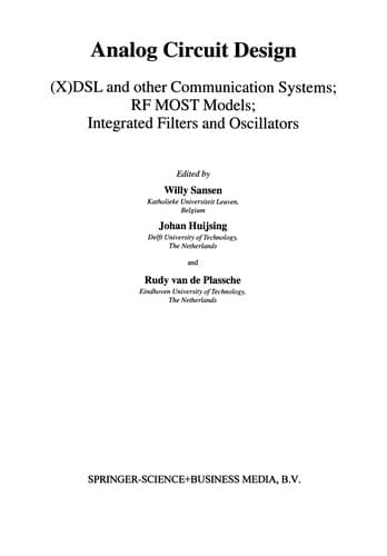 Tapa de Analog Circuit Design