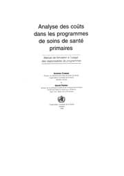 Tapa de Analyse des coûts dans les programmes de soins de santé primaires