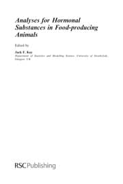 Tapa de Analyses for hormonal substances in food producing animals