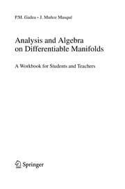 Tapa de Analysis and algebra on differentiable manifolds