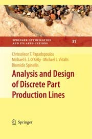 Tapa de Analysis and design of discrete part production lines