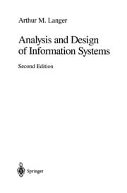 Tapa de Analysis and Design of Information Systems