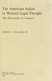 Tapa de The American Indian in Western Legal Thought