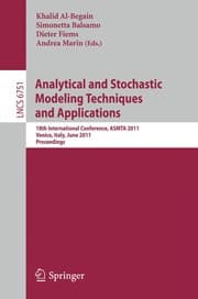 Tapa de Analytical and Stochastic Modeling Techniques and Applications