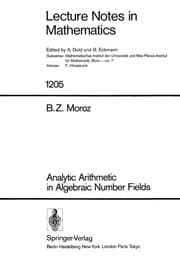 Tapa de Analytic arithmetic in algebraic number fields