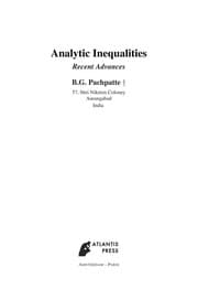 Tapa de Analytic Inequalities