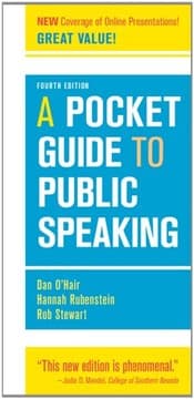 Tapa de A Pocket Guide to Public Speaking