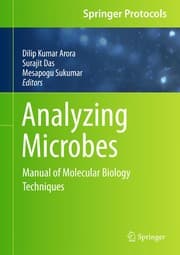 Tapa de Analyzing microbes