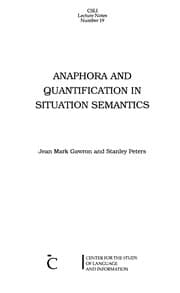 Tapa de Anaphora and quantification in situation semantics