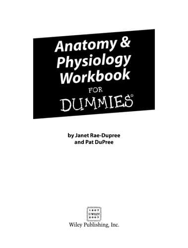 Tapa de Anatomy & Physiology Workbook For Dummies