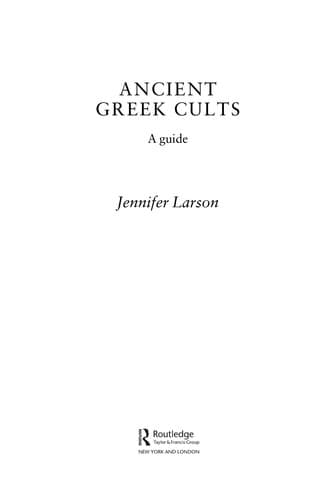 Tapa de Ancient Greek cults