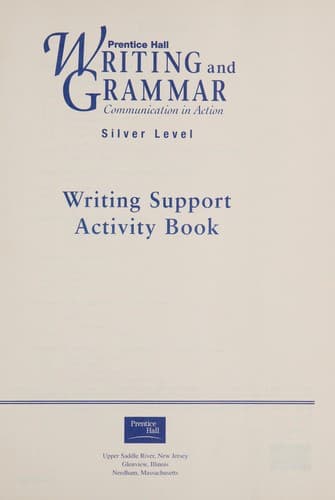 Tapa de Writing Support Activitiy Book - Level Diamond