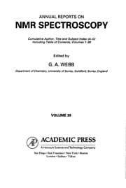 Tapa de Annual reports on NMR spectroscopy