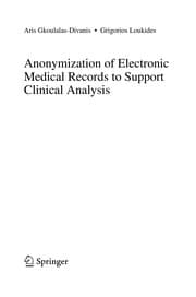 Tapa de Anonymization of Electronic Medical Records to Support Clinical Analysis