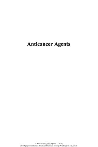 Tapa de Anticancer agents