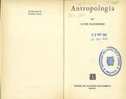 Tapa de Antropología