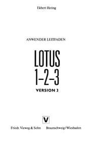 Tapa de Anwender Leitfaden Lotus 1-2-3