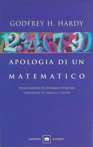 Tapa de Apologia di un matematico