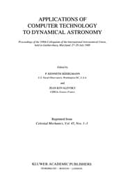 Tapa de Applications of Computer Technology to Dynamical Astronomy