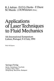 Tapa de Applications of Laser Techniques to Fluid Mechanics