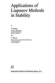 Tapa de Applications of Liapunov Methods in Stability