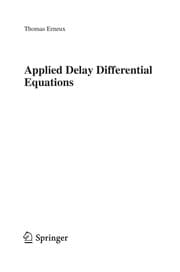 Tapa de Applied delay differential equations