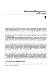 Tapa de Applied mathematical programming