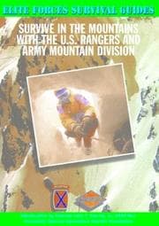 Tapa de Survive in the mountains with the U.S. Rangers and Army Mountain Division