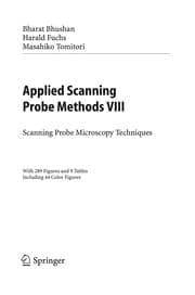 Tapa de Applied scanning probe methods VIII