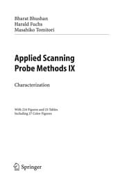Tapa de Applied scanning probe methods IX
