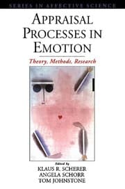 Tapa de Appraisal processes in emotion
