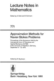 Tapa de Approximation methods for Navier-Stokes problems