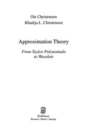 Tapa de Approximation theory