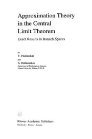 Tapa de Approximation Theory in the Central Limit Theorem