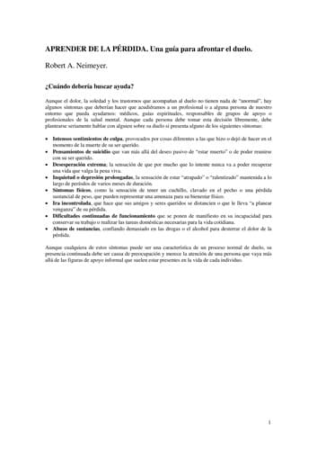 Tapa de Aprender de la pérdida