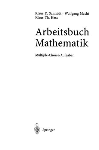 Tapa de Arbeitsbuch Mathematik