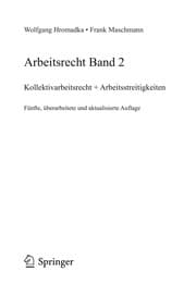 Tapa de Arbeitsrecht Band 2