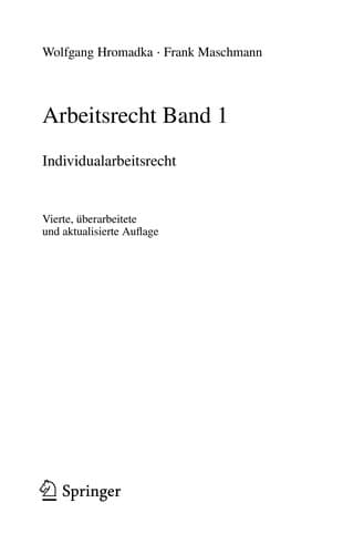 Tapa de Arbeitsrecht