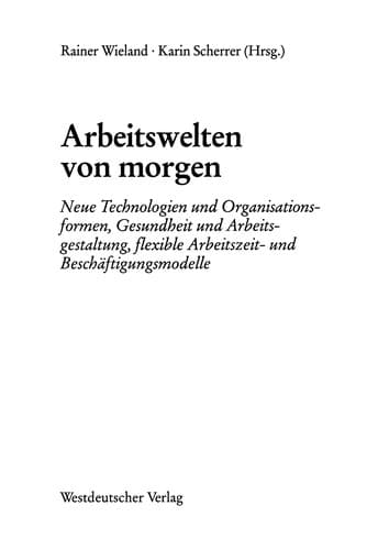 Tapa de Arbeitswelten von morgen
