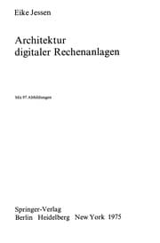 Tapa de Architektur digitaler Rechenanlagen