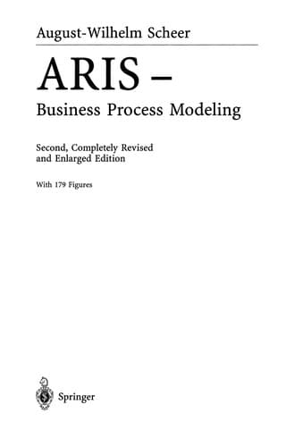 Tapa de ARIS - Business Process Modeling