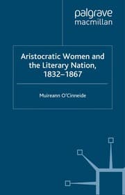Tapa de Aristocratic women and the literary nation, 1832-1867
