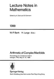 Tapa de Arithmetic of complex manifolds