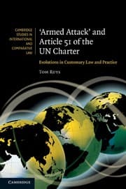 Tapa de "Armed attack" and Article 51 of the UN Charter