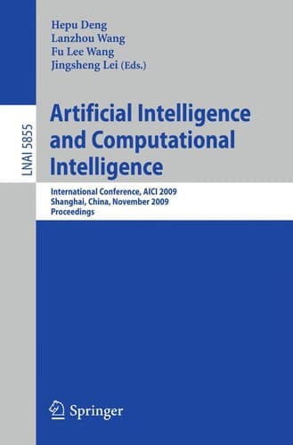 Tapa de Artificial Intelligence and Computational Intelligence