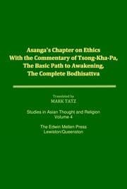 Tapa de Asanga's Chapter on ethics with the commentary of Tsong-Kha-Pa, The basic path to awakening, the complete Bodhisattva
