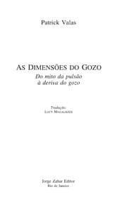Tapa de As dimensões do gozo