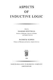 Tapa de Aspects of inductive logic