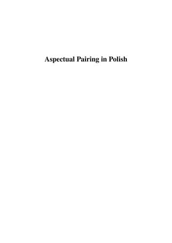 Tapa de Aspectual pairing in Polish =