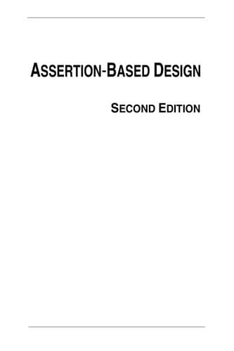 Tapa de Assertion-based design